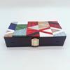 New Acrylic Evening Bag Multicolor Plaid Patchwork Clutch Purse Elegant Lady Handbag Party Prom Chain Crossbody Bags Mini Wallet