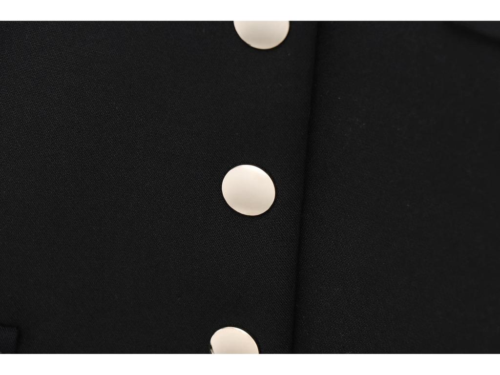 Winter 2024 Damenmode Jackenanzug mit Metallschnalle - Europäischer & Amerikanischer Stil