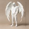 Statue Figurine for Home Decor, Small Collectible Sculpture Ornament for Shelf Tabletop