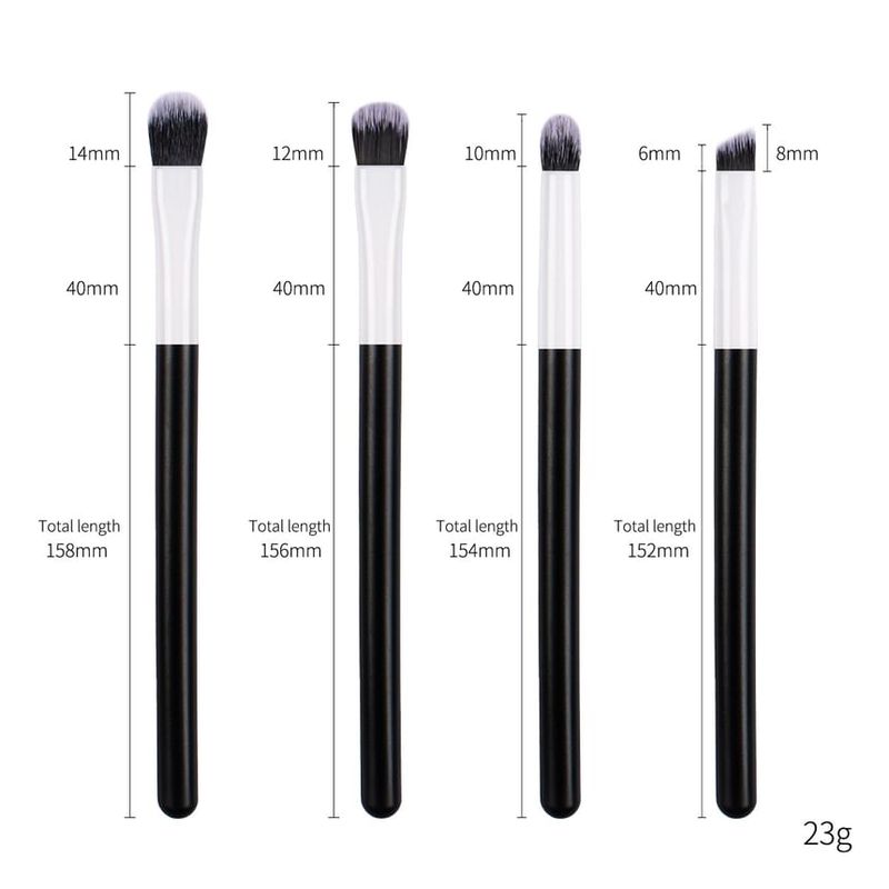 ZOREYA - Set of 4: Eye Makeup Brush