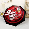 Racing Spirit: Marquez's Emblem Portable Automatic Umbrella Compact 8-Rib Lightweight Sturdy Construction for Outdoor Daily Use Outdoor Accessory