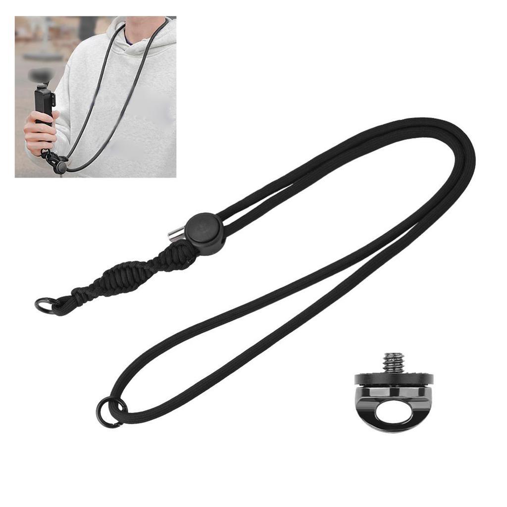 Sports Camera Shoulder Strap Nylon Neck Lanyard with 1 4 Thread for Action Cameras