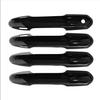 For Toyota RAV4 2019-2024 Bright Black ABS Car Front Door Handles Cover Trim 4*