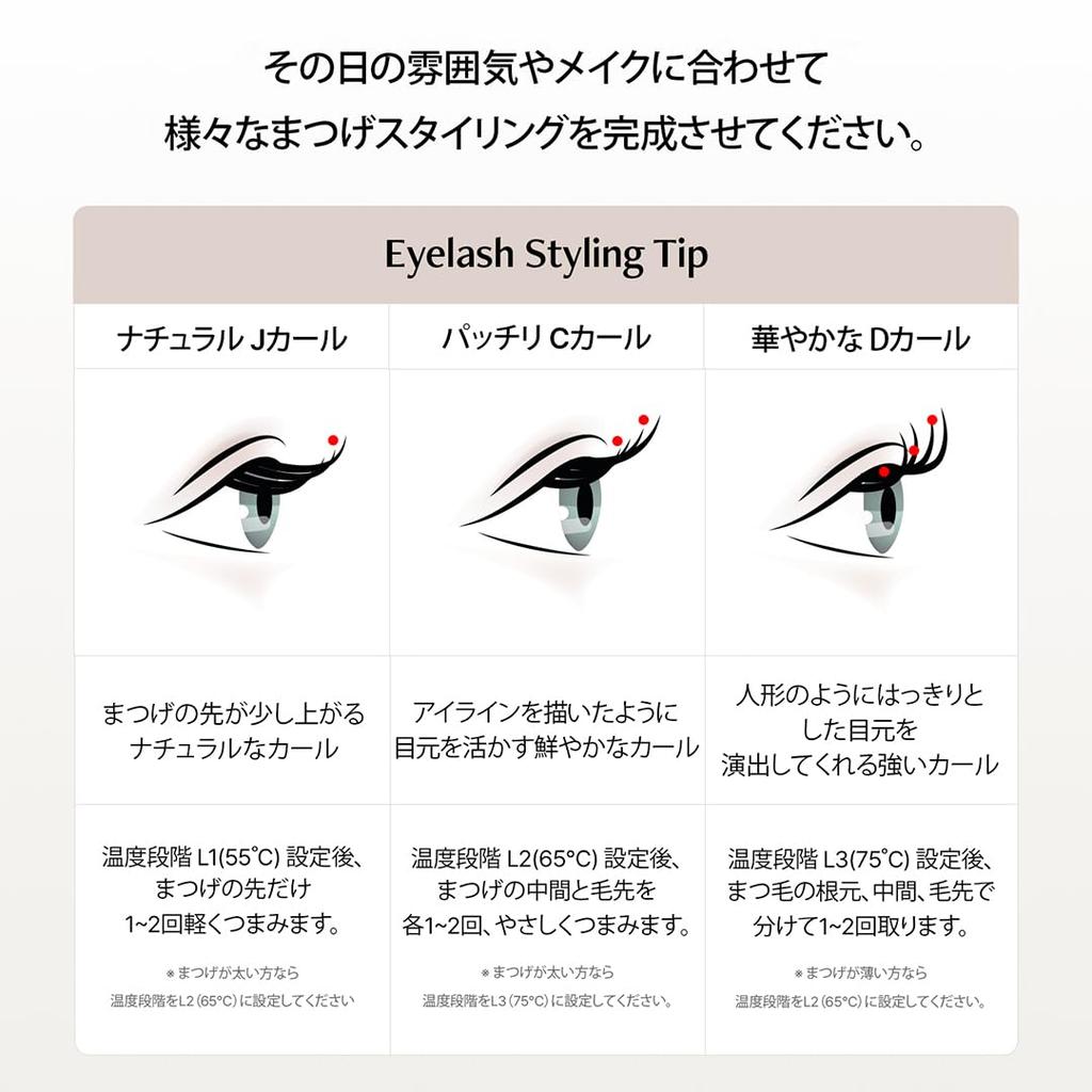 VODANA Eyelash Curler Japanese Hot Eyelash Powder Pink [Official Product] Curler, Rechargeable,