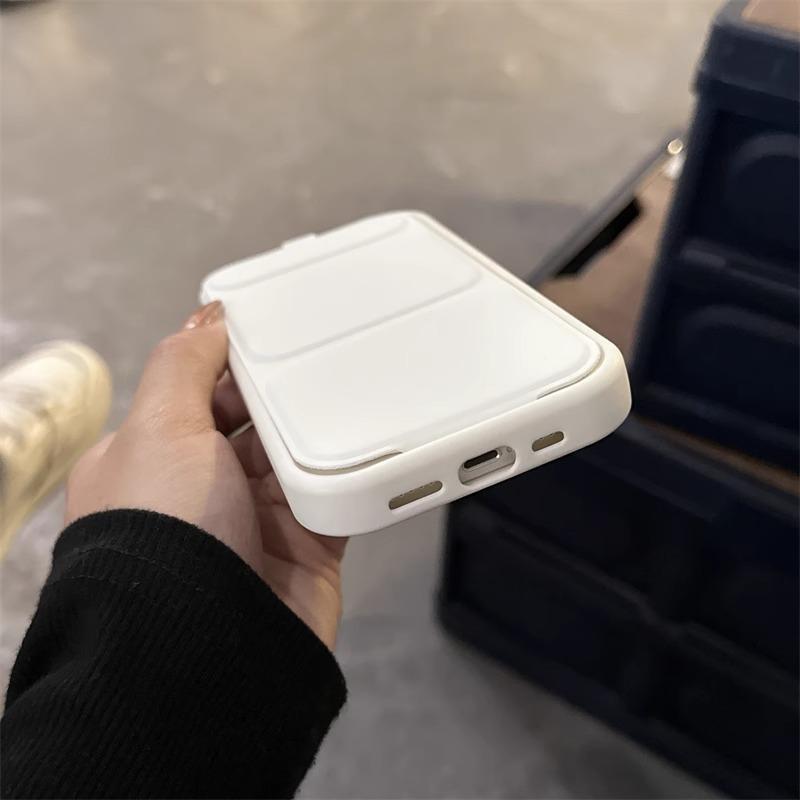 Husă inovatoare din piele pentru telefon pentru iPhone 17 16 15 14 13 12 11 Pro Max cu margine laterală pentru suport Magsafe, husă moale din silicon, rezistentă la șocuri