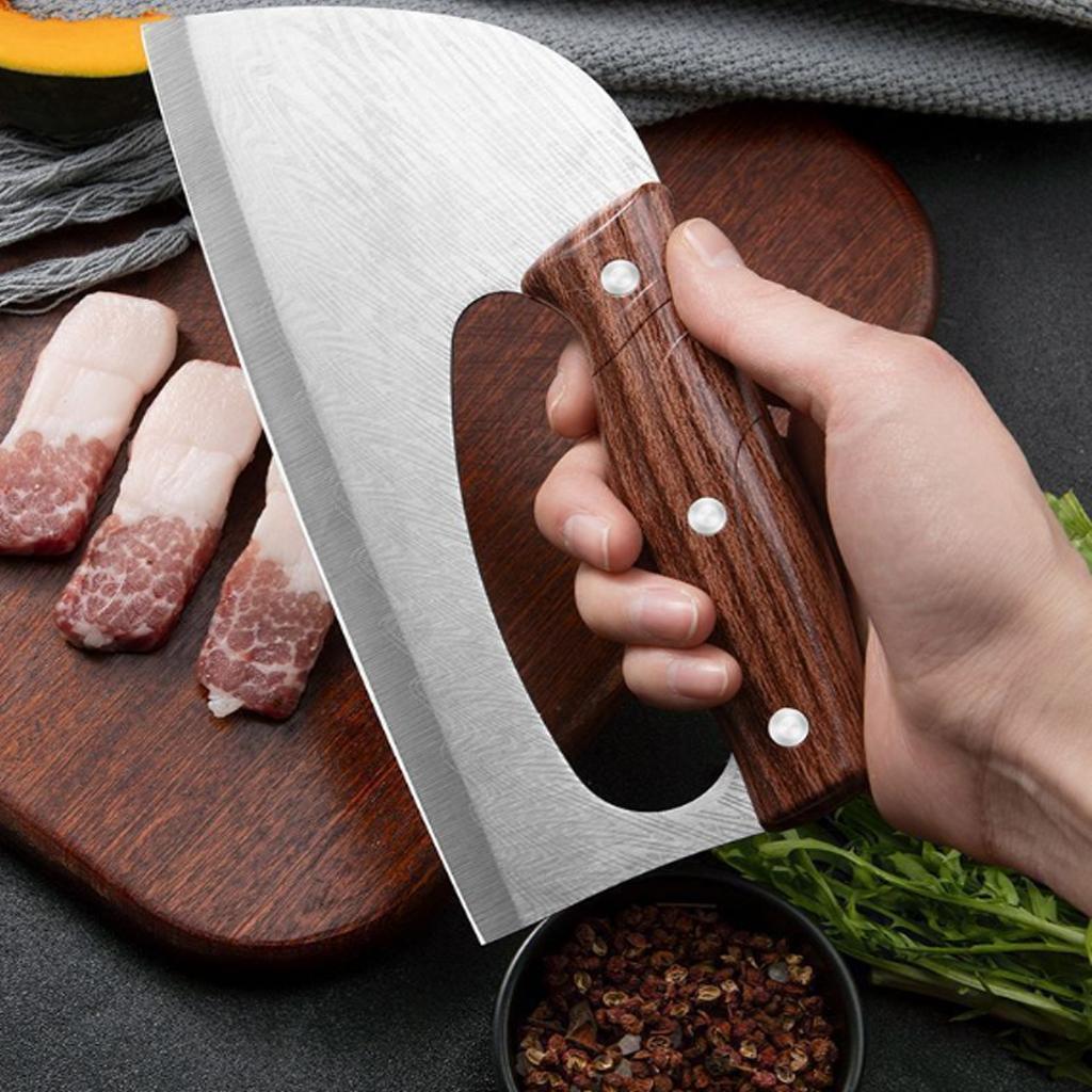 WXCOO Multi functional Labor-saving Kitchen Knife Handmade Forged Butcher Knife Meat Cleaver Chef Vegetable Slicing Knife
