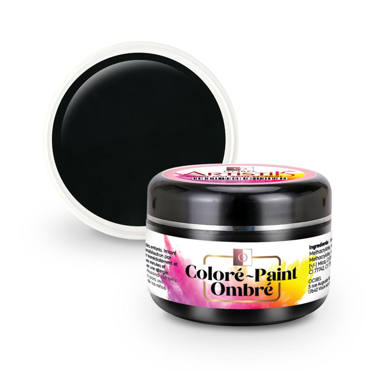 

ArtistiK Color Gel 3en1 (couleur, ombré, paint) SANS HEMA / DI-HEMA UV / LED N°3645 - 5g чорний