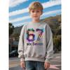 Unisex Kids Cyberpunk Circuit Board Number 67 Crewneck Sweatshirt Boys Girls Colorful Neon Six Seven Graphic Long Sleeve Pullover Top Black Soft