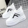 Fashion 2025 New Women 10cm Platform Wedge Fashion Sneakers Lace Up Shoes Vulcanize Chunky Sneaker Ladies Fashion Platform Shoes