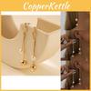 2023 Trend New Asymmetrical Pearl Earrings Gold Design Plated