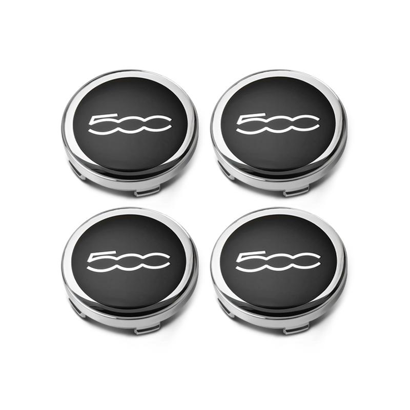 4pcs 56mm 60mm Car Wheel Center Hub Cover Cap Sticker For FIAT Abarth 500 Grande Stilo Punto Astra Freemont Bravo Accessories