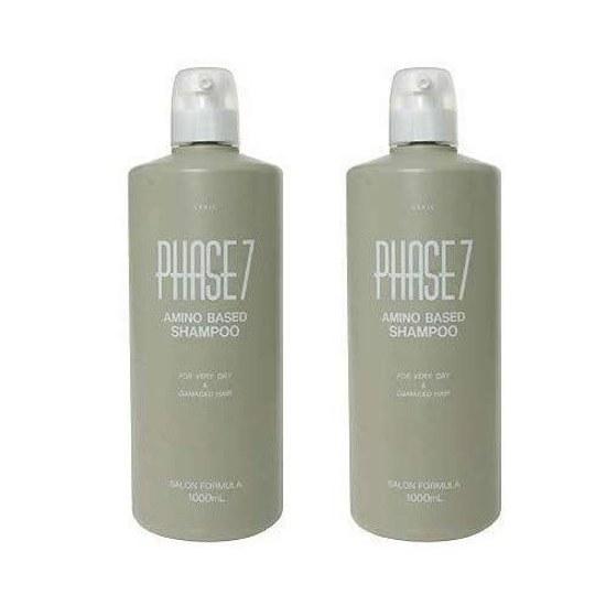 Set 2 Shiseido Genic Phase 7 Hair Shampoo 1000ml Salon