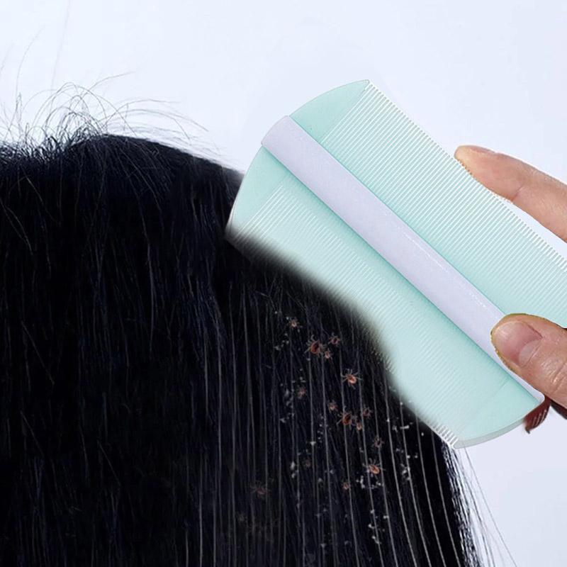 Bamboo Lice Comb Double-Sided Super Dense Teeth Remove Dandruff Scalp Cleansing Scalp Massage Comb Flea Removal Hair Tools
