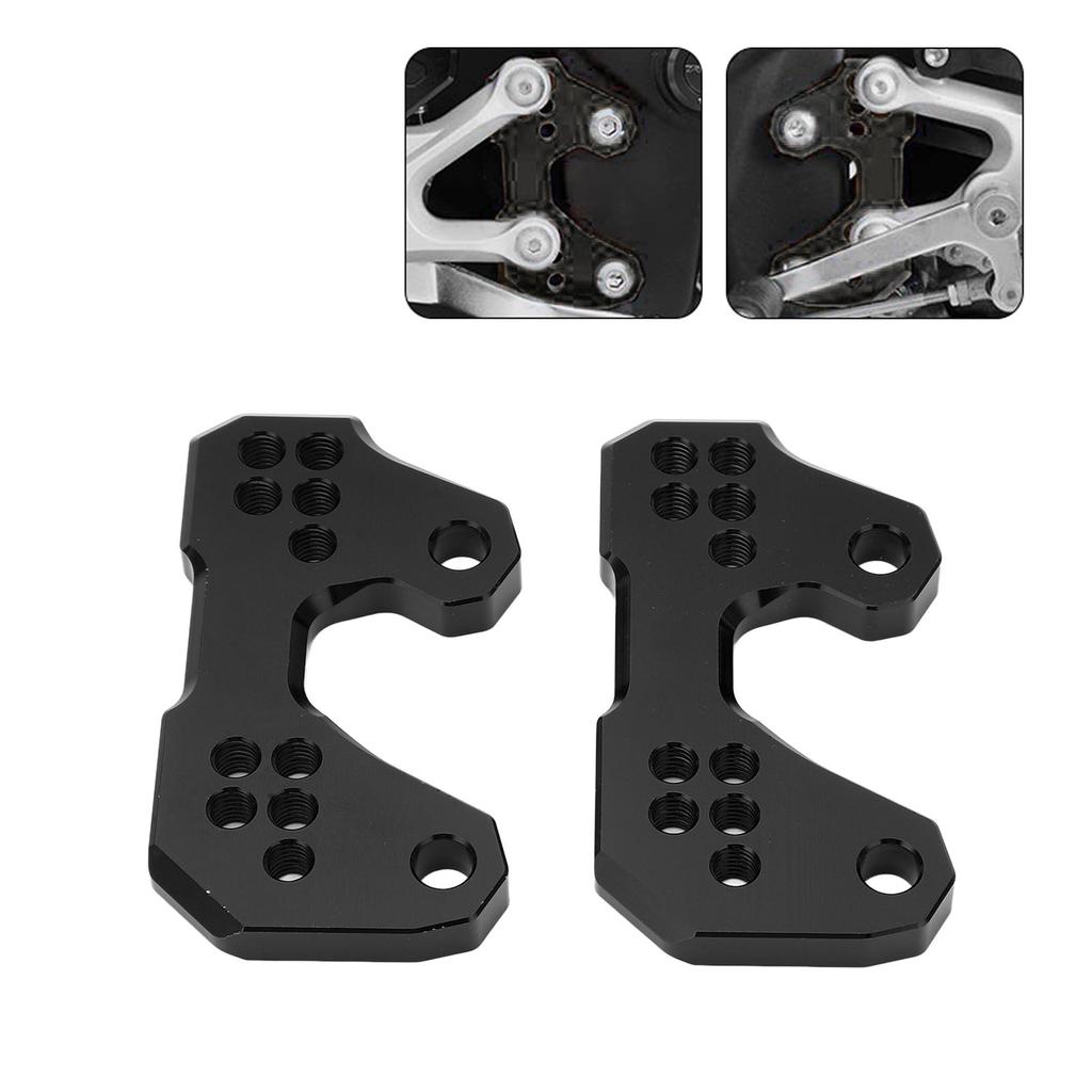 Motorcycle Rearset Foot Pegs Mounting Base Replacement for YZF R3 R25 MT25 MT03