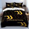 Yellow Juventus logo pattern. Bedding sets Duvet cover sets Duvet covers Pillowcases(1 * Duvet Cover 2 * Pillowcases without duvet insert)