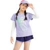 Breathable Slim Pocket Children's Shorts Women's Midnight Purple/Lavender Purple