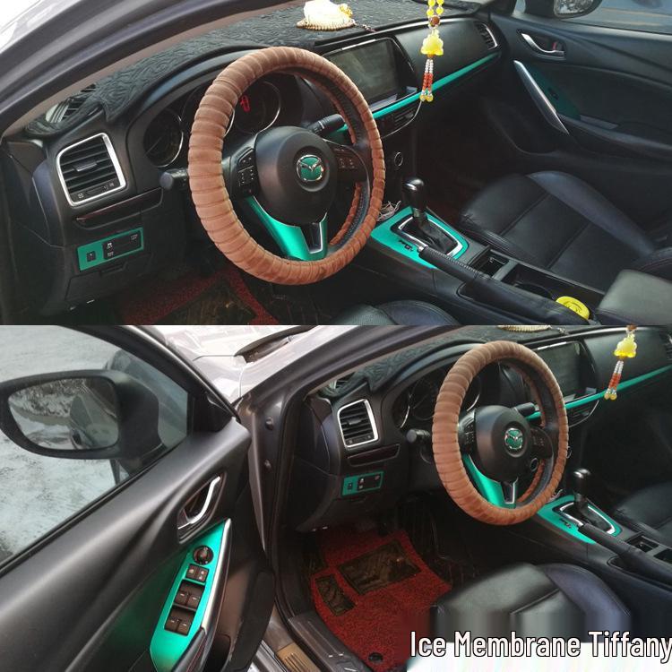 14-18 ATZ Interior Sticker Kit: Color Change Gear Panel Protective Film