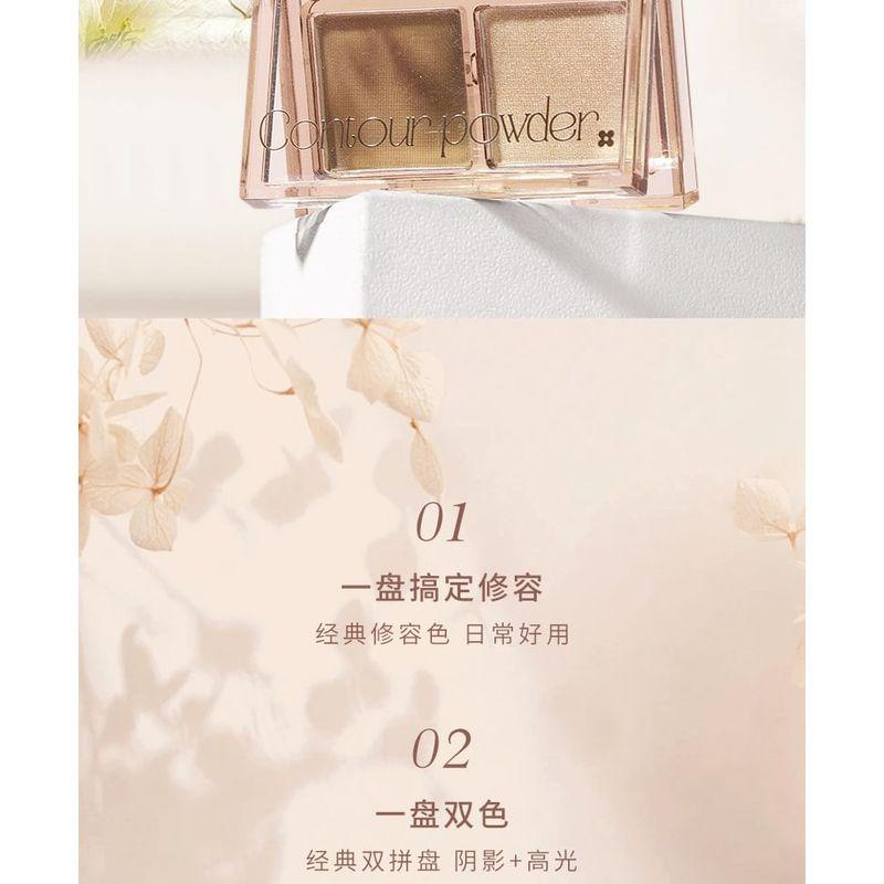 ROZO - Mini Zwei-Farben Contouring Palette - 2 Arten