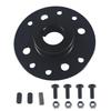 Sprocket Hub Adapter 1" Bore 1/4" Keyway with Hardware Kit Black Sprocket Hub