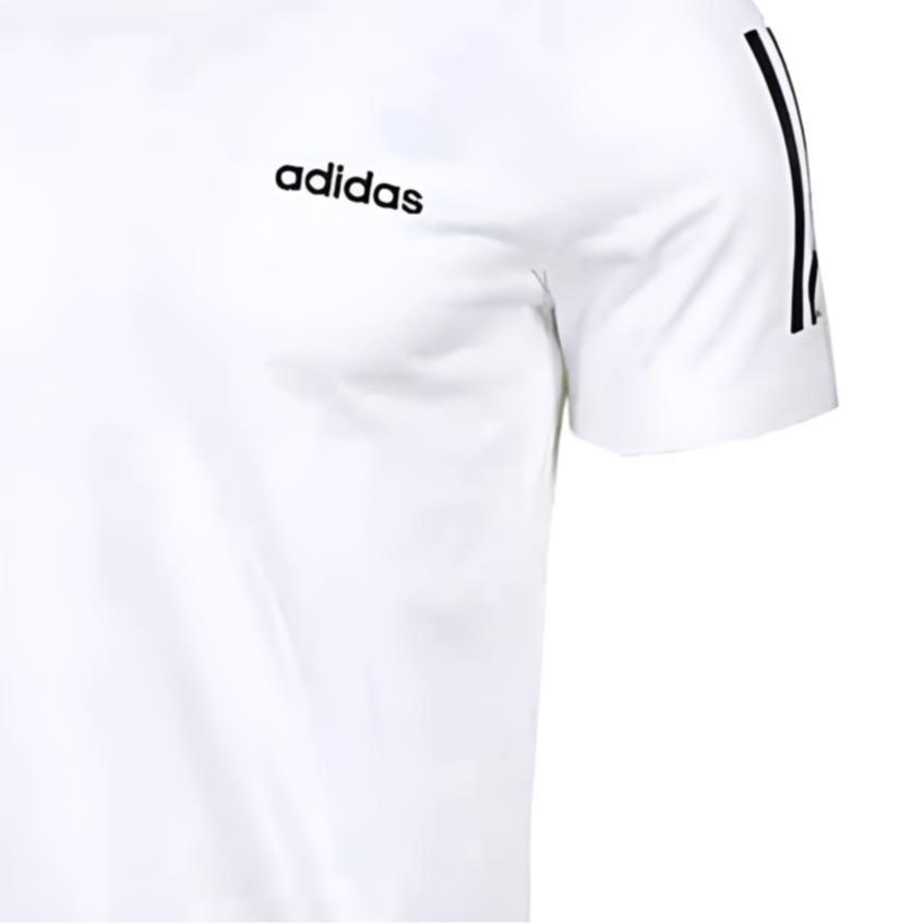adidas T Shirts Men's White Crew Neck Moderate DW8052