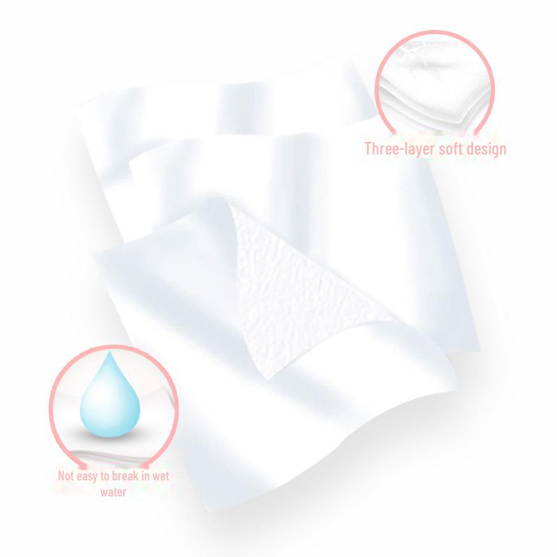 Heart-to-Heart Rose Handkerchief & Napkin: Compact Portable Tissue Pack