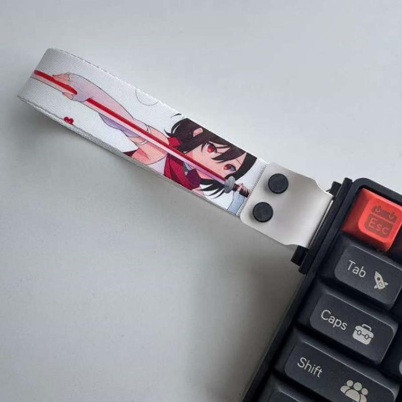 1Pcs Keyboard Ribbon Decorative Strip Customization Magnetic Axis Keyboard Strap Wooting Atk68 Drunkdeer Looting Decor