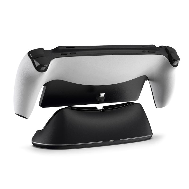 Charging Dock Station Charger Holder Tabletop Charging Base for Console Charger Stand with Adjustable Light