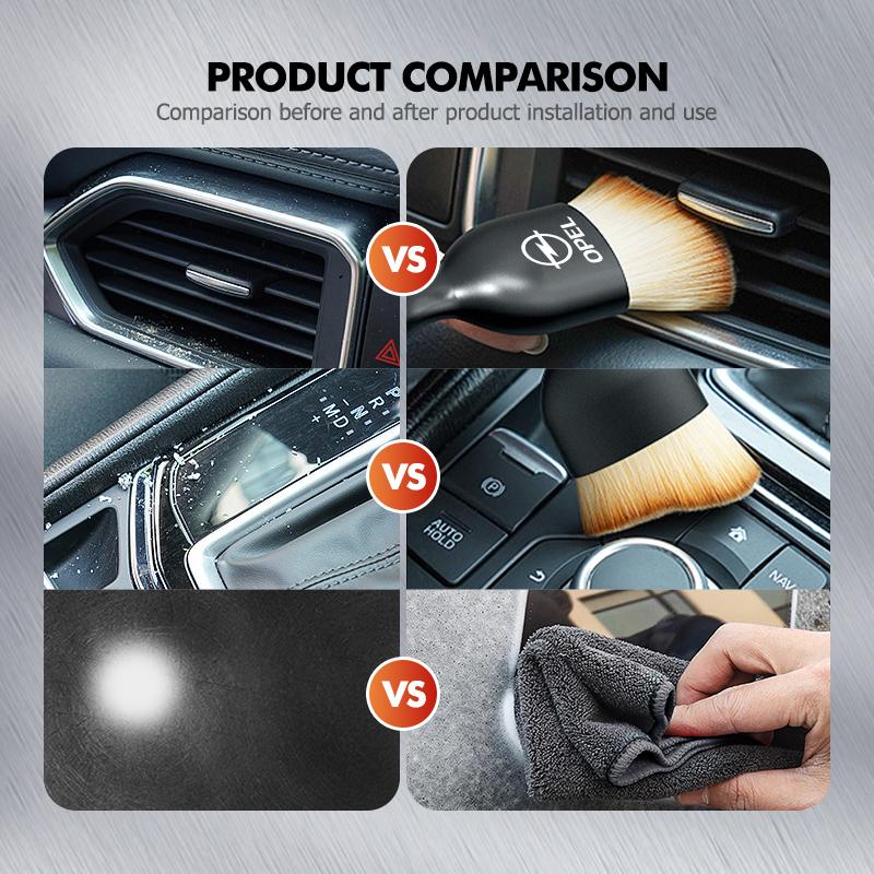 AAAYQ1 Car Cleaning Brush Wash Microfiber Towel Gap Dust Remove Tool For Opel Corsa Mokka Astra Cascada Adam Insignia Meriva Vectra