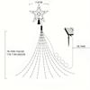 Fließende Wasserfall LED Lichterkette - USB-betrieben, Kupferdraht, Mehrfarbig, Weihnachtsdekoration