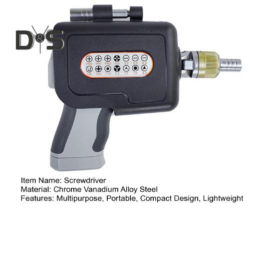Multi-Schraubendreher-Set Ergonomisches Design Ratschenmechanismus 180-Grad Multi-Winkel Elektro-Schraubendreher mit magnetischem Bit-Set