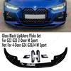 Gloss Black MP Front Bumper Splitter Lip&Areo Flicks Fog Lamp Trim Cover For BMW G22 G23 M Sport/M440i 2-Door 2019-2024 Tuning