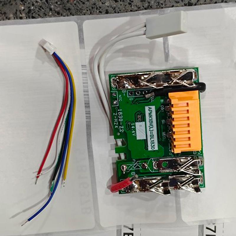 Platine PCB/LED 18 V für Makita 18 V Bl1830 Bl1840 Bl1850 Elektrowerkzeug Lithium-Batterie Schutz Platine