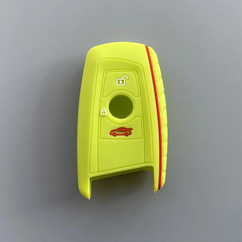 New silicone key fob cover case protect skin hood for BMW F10 F20 F30 Z4 X1 X3 X4 M1 M2 M3 E90 1 2 3 5 7 SERIES Remote keyless