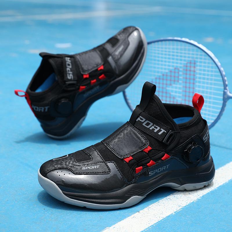 

New summer breathable badminton shoes men s and women s adult children s professional sports training tennis volleyball shoes 45
