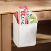 Plastic Kitchen Storage Basket with Detachable Hook Removable Bathroom Storage Box Desktop Cleaning Easy Installation