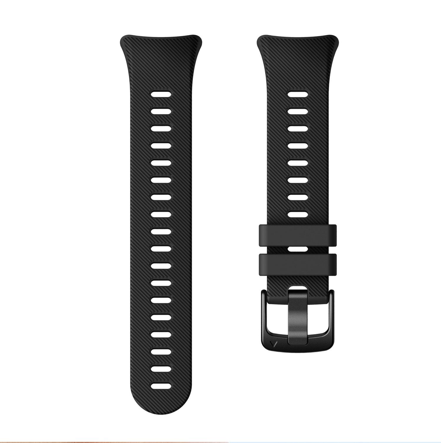 

Silicone Wrist Strap with Black Buckle for Garmin Forerunner 45S Wine Red
