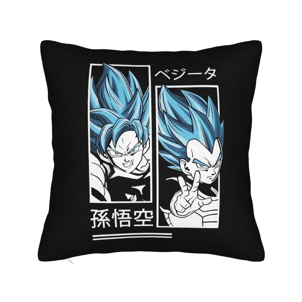 Anime Dragon Ball Square Pillow Cases Cushion Cover Funny Zippered Decor Pillowcase for Bed 4545cm
