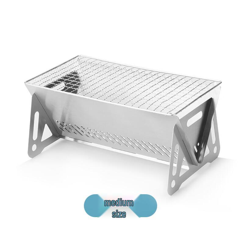 Wutuo Outdoor Folding Stainless Steel Wood/BBQ Stove