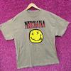 Nirvana Nevermind Tour Dead Eyes Smiley Promo Grunge Tee XL