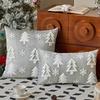 Sofa Couch Christmas Pillow Covers Xmas Trees Pattern Home Textile Cushion Cover Christmas Supplies Christmas Cushion Covers