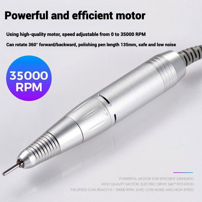 Strong-R7 Professional Nail Polisher/adjustable Speed/nail Polishing/carving/manicure Electric Polisher