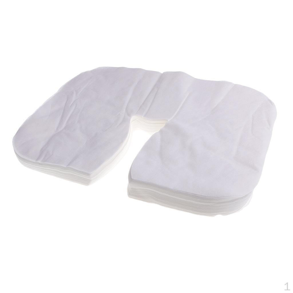 100pcs Disposable Beauty Massage Bed Pillow mat