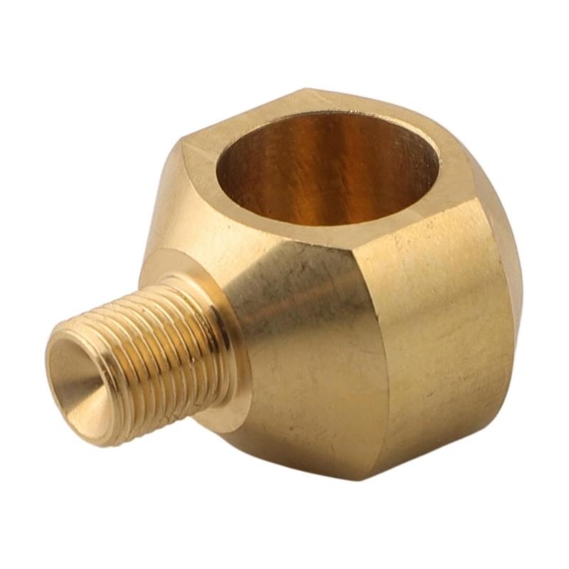 High Temperature Resistant 1/8Inch BSPP Fitting with Rubber Seal Brass Pipe Connector for Industrial and Home Use