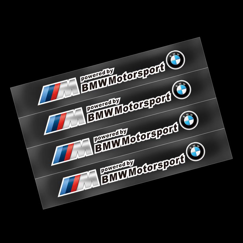 LLIT4 4Pcs Car Logo Decorate Body Stickers For BMW Performance F30 X6 G05 F40 F10 X3 E90 F20 E46 E60 E70 E39 G20 E36 E87 X7 E92 E91 X1