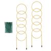 QX2E 2pcs Plant Stakes Support For Climbing Vine And Fragile Stem In Garden Balcony