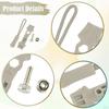 200 Pieces Jacket Zippers Zipper Repair Kit Backpack Replacement Pulls Zip Heads Reusable