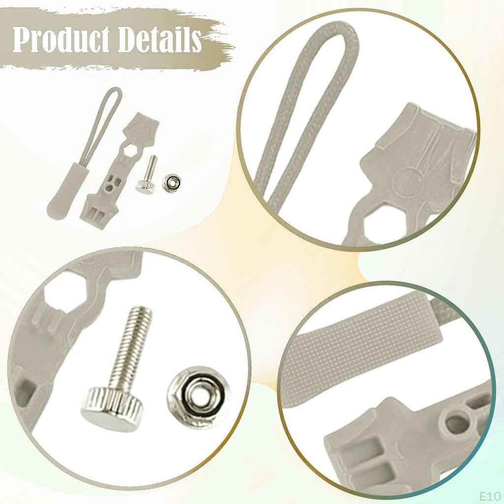 200 Pieces Jacket Zippers Zipper Repair Kit Backpack Replacement Pulls Zip Heads Reusable