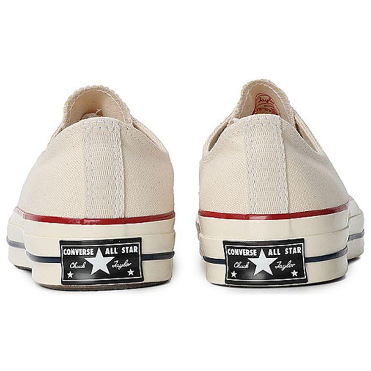 Converse Chuck 70 Low Top Parchment Unisex Sneakers White Garnet Egret 162062C