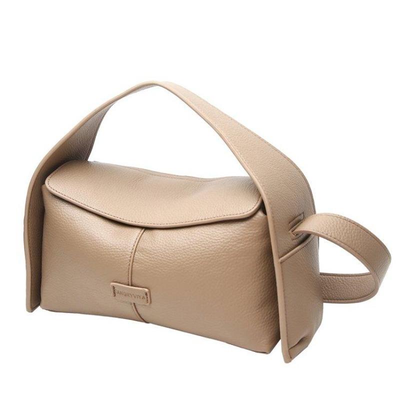 Women's Fashion Retro Large-capacity Shoulder Bag, Cow Leather Messenger Bag