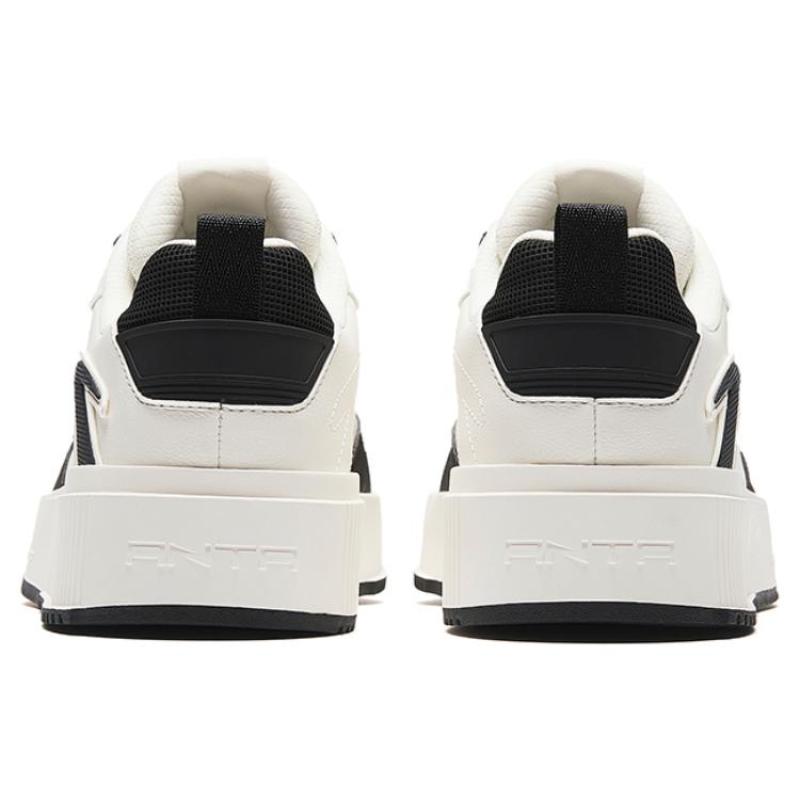 Anta Milk Lid 2 Non slip Lightweight Low top Skateboard Shoes Men's Black White Sneakers 912348080-5